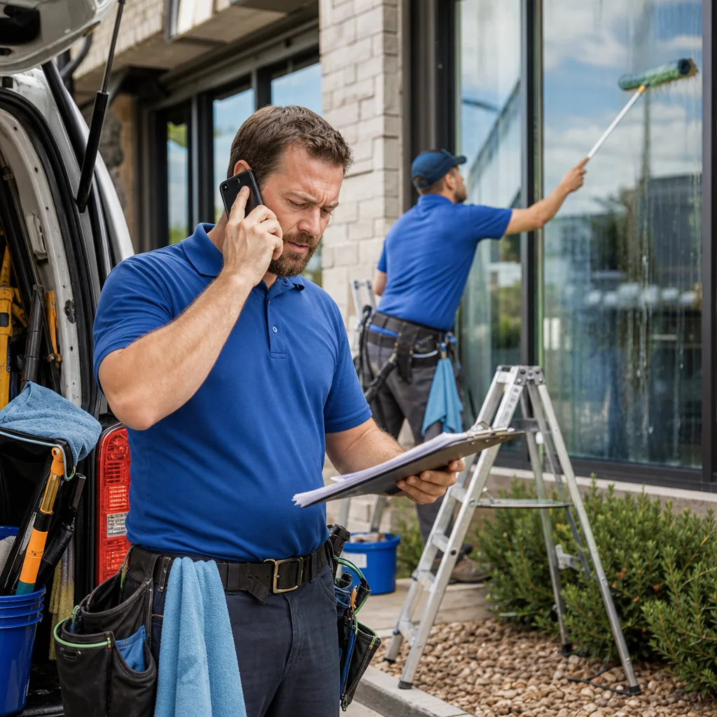 Professional organized business team operation